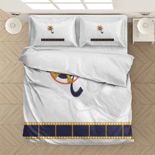 Movie Night Movie Critic Movie Marathon Cinema Bedding Sets