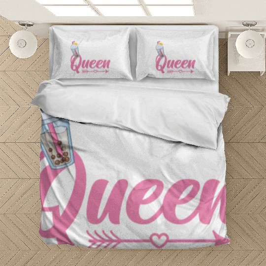 Boba Queen Bubble Tea Lover Boba Tea Drinker Bedding Sets