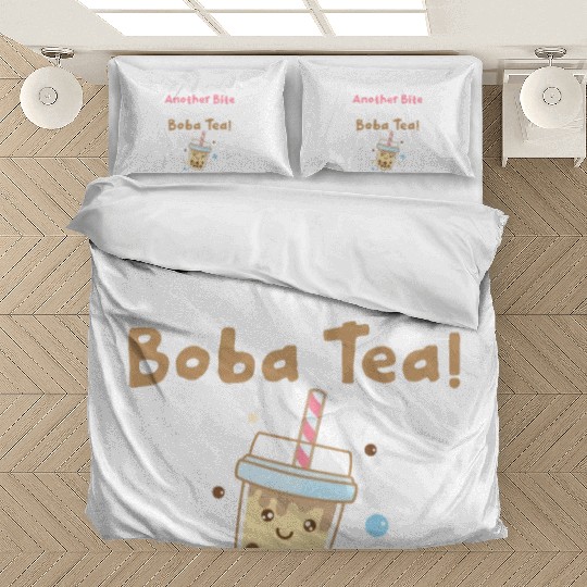Bubble Tea Lover Boba Tea Drinker Korean Drink Bedding Sets