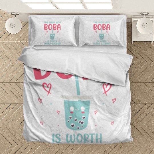 Bubble Tea Lover Boba Tea Drinker Korean Drink Bedding Sets