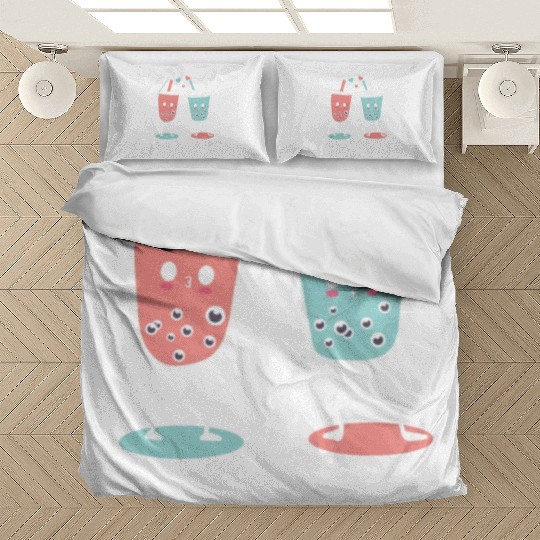 Bes Teas Bubble Tea Lover Boba Tea Drinker Korean Bedding Sets