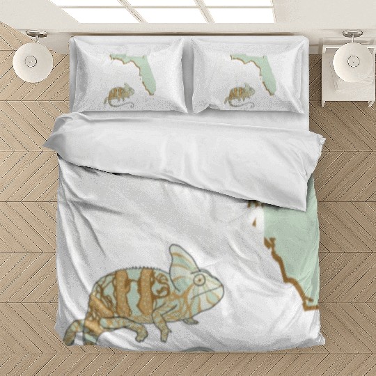 Florida Chameleon I Love Herping Bedding Sets