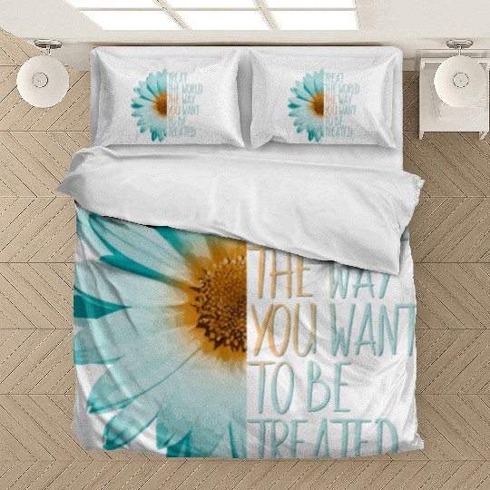 Be The Change Treat The World Bedding Sets