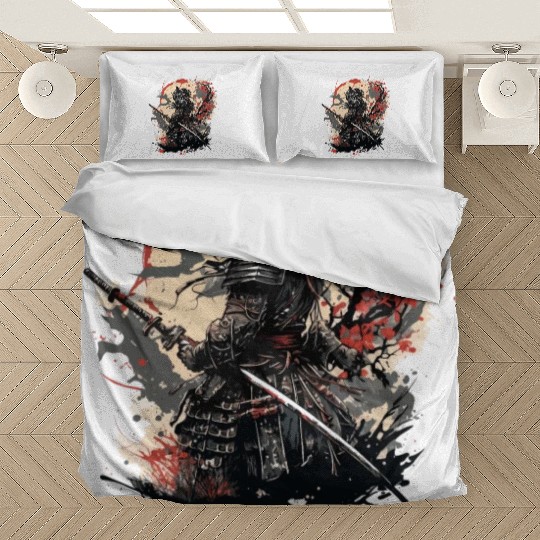 Samurai Warrior with Katana Bedding Sets