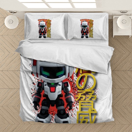 Chibi Mecha: A Cute Cyberpunk Design 7 Bedding Sets
