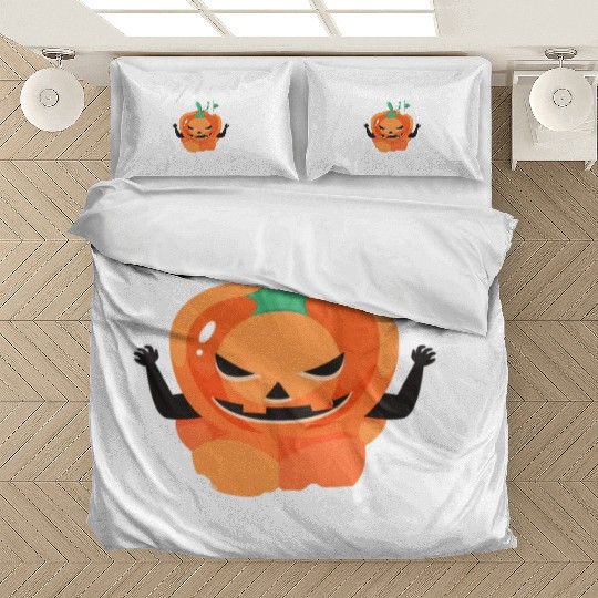 Scary Trick Or Treat Pumpkin Bedding Sets