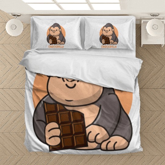 Chocorilla Gorilla Sweet Tooth Candie Lover Bedding Sets