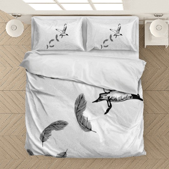 hummingbird parrot owl wing feather pigeon sparoow Bedding Sets