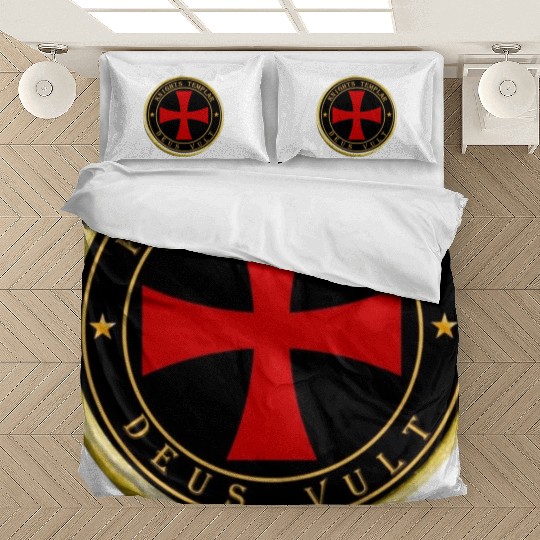 Knights Templar Deus Vult Bedding Sets