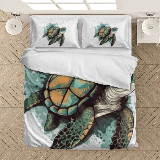 The sea turtle Bedding Sets