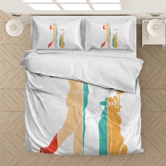 Retro Player Pro Golfer Golfing Legend Fan Bedding Sets