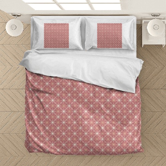 Stars Red Retro Pattern Bedding Sets