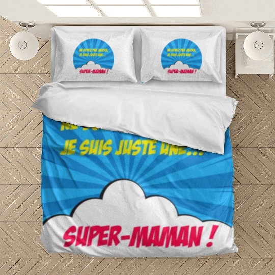 Super-mom super-hero. Best mom Mother's day Comics Bedding Sets
