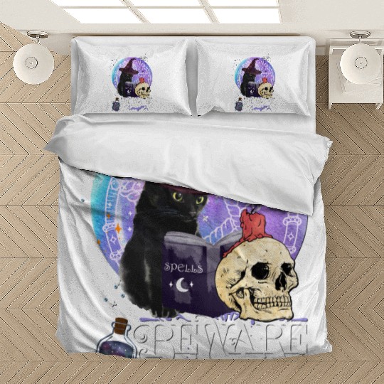 Magic Witch Tarot cards Beware potion witchy hat Bedding Sets