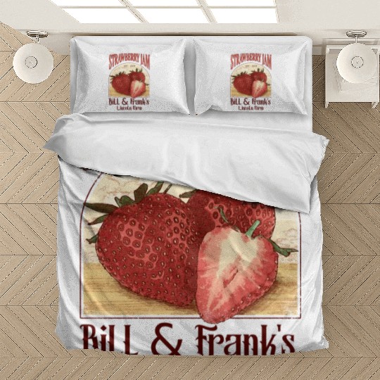 Bill and Frank Strawberry Jam The last of us Bedding Sets
