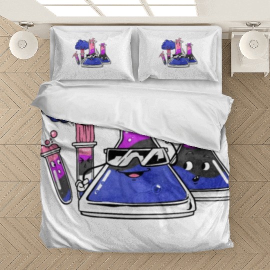 Gender Fluid Pride Flag Chemistry Teacher Bedding Sets