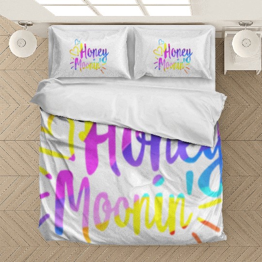 Honeymoonin Bedding Sets Newlywed Bedding Sets Wifey Hubby