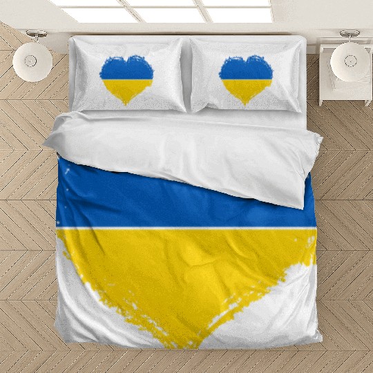 Ukraine Pride Feel Ukrainian Flag Colors Peace Bedding Sets