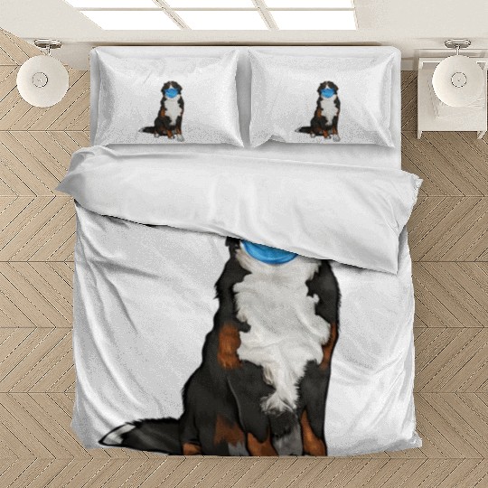 Bernese Mountain Dog Ew People Dog Wearing Face Bedding Sets
