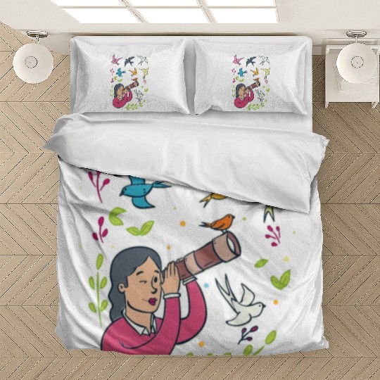 Bird Birdwatching Birdwatcher Bedding Sets
