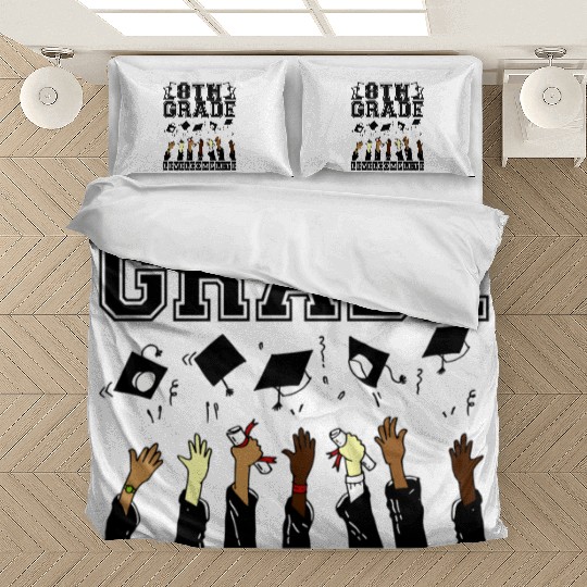 Graduation Her Him 5 Grade Middle School Level Com Bedding Sets