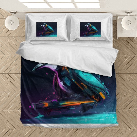 Cyber Penguin Bedding Sets