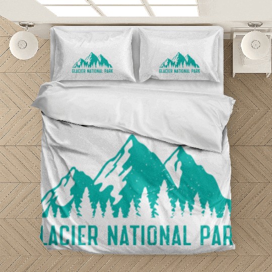 Glacier National Park Mountaineers Mountain lover Bedding Sets