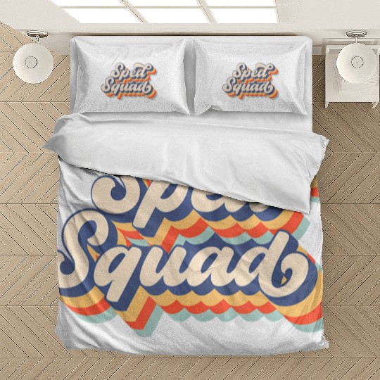Vintage Sped Squad Special Ed Teacher Back To Scho Bedding Sets