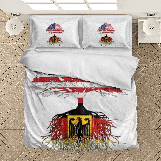 German American Roots Germany Usa Flag Bedding Sets