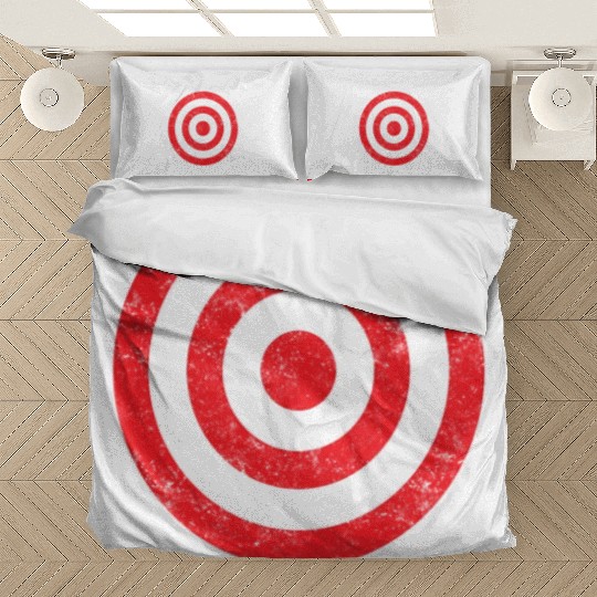 Print On Back Bullseye Target Bulls Eye Fun Bedding Sets