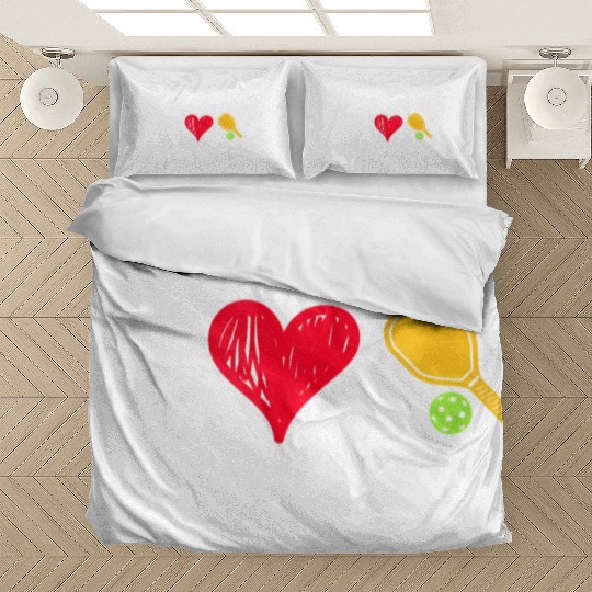 Paddleball Sports Mom Dad Retirement Peace Love Pi Bedding Sets