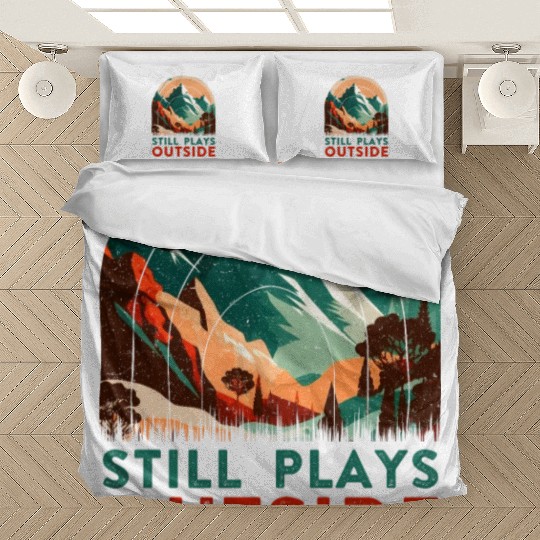 Nature boy Still plays Outside Mountaineer Bedding Sets