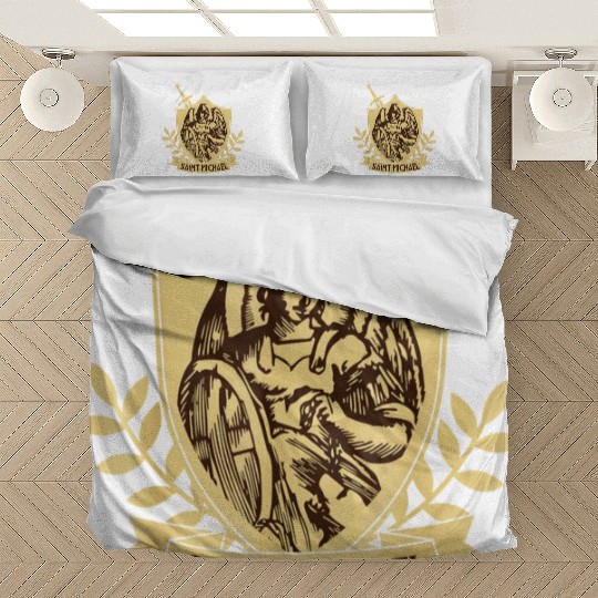 Saint Michael Patron Saint of Police Officers Bedding Sets