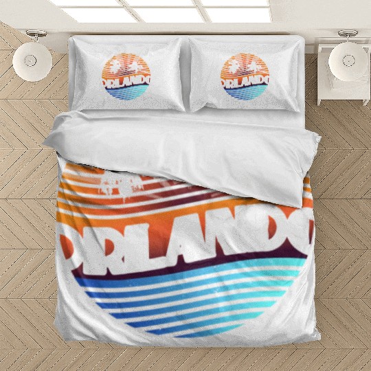 Orlando Florida Palm Tree Bedding Sets