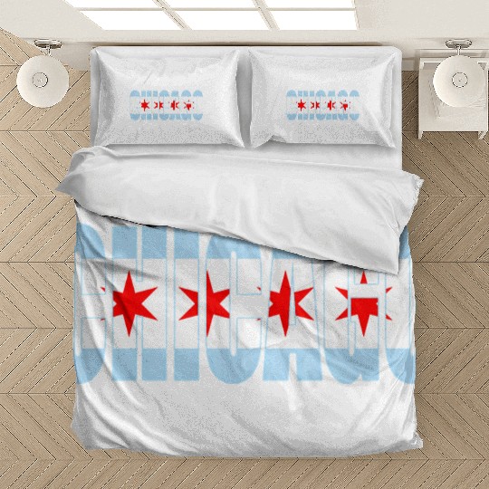 Chicago Flag Home Love City Bedding Sets
