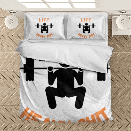 Bodybuilding Lift Heavy Shit Gym Bedding Sets