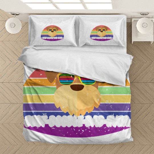 Kindergarten Squad Leopard Rainbow Back To School Bedding Sets