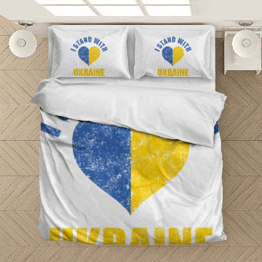 Support Ukraine I Stand With Ukraine Ukrainian Bedding Sets