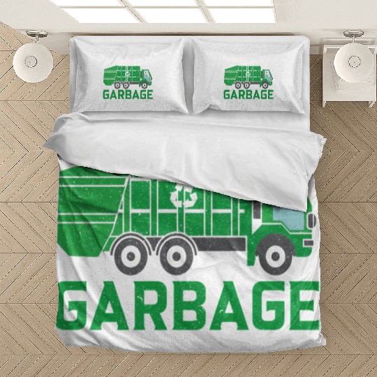 Just A Who Loves Garbage Truc Trash Garbage Bedding Sets