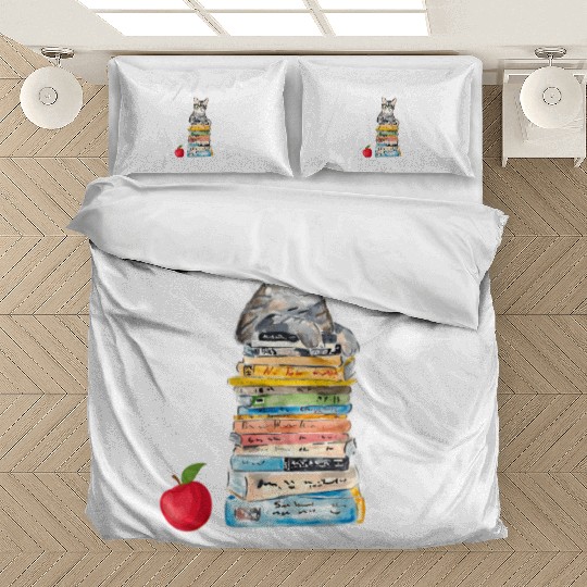 Never Underestimate A Cat Mom With A Teaching Bedding Sets