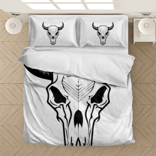 Cow Skull Boho Bedding Sets