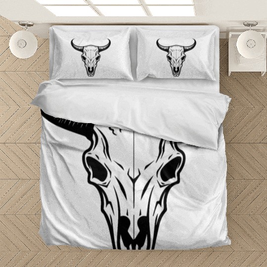 Cow Skull Boho Bedding Sets