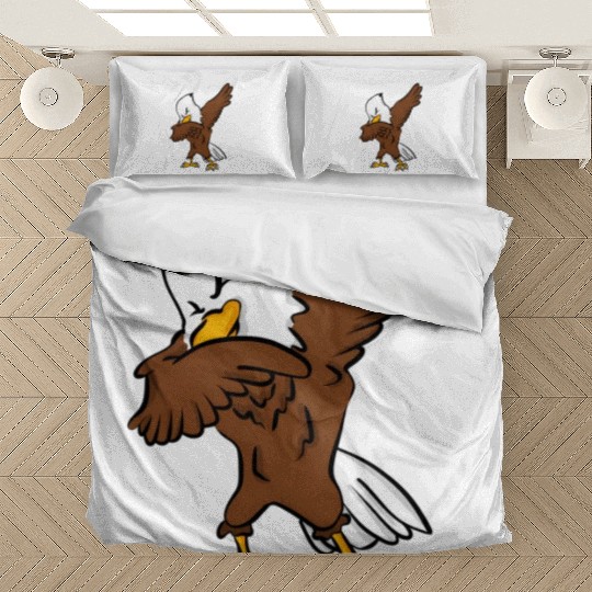 Dabbing American Bald Eagle Bedding Sets