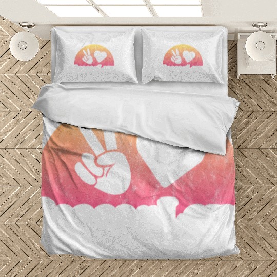 Peace Love And Beluga Whale Bedding Sets