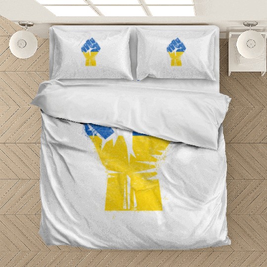 Ukrainian Flag I Stand With Ukraine Flag Bedding Sets