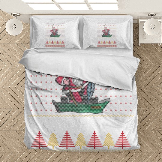 Merry Fishmas Ugly Bedding Sets