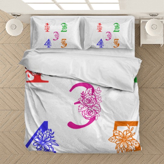 Fun Numbers, Numbers Bedding Sets for kids and adults