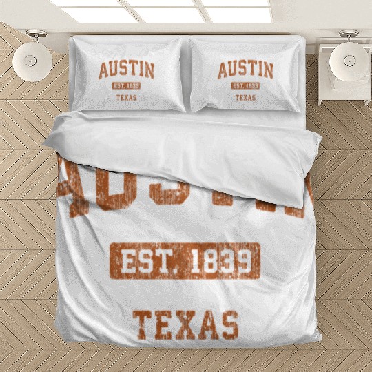 Austin Texas Tx Athletic Sports Bedding Sets