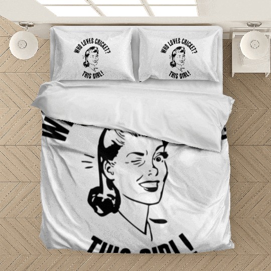 Who Loves Cricket This Sport Novelty Bedding Sets