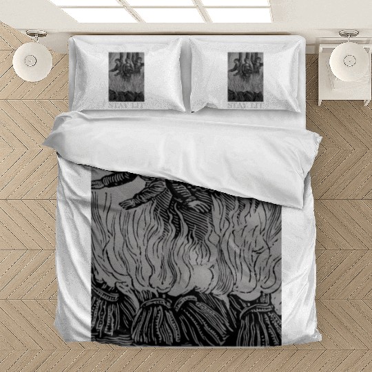 Stay Lit Occult Satan Witch Unholy Baphomet Tarot Bedding Sets